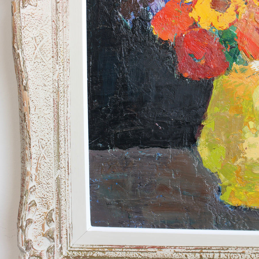 'Bouquet in Yellow Vase' by Anna Costa (circa 1960s)