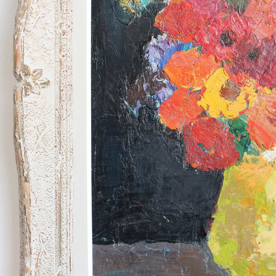'Bouquet in Yellow Vase' by Anna Costa (circa 1960s)