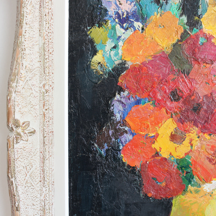 'Bouquet in Yellow Vase' by Anna Costa (circa 1960s)