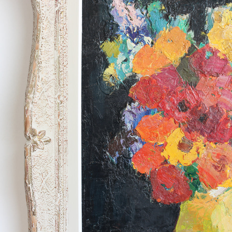 'Bouquet in Yellow Vase' by Anna Costa (circa 1960s)