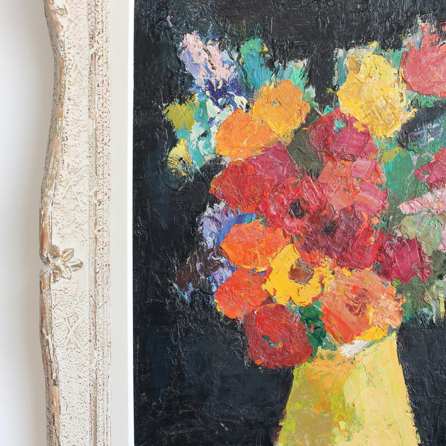 'Bouquet in Yellow Vase' by Anna Costa (circa 1960s)