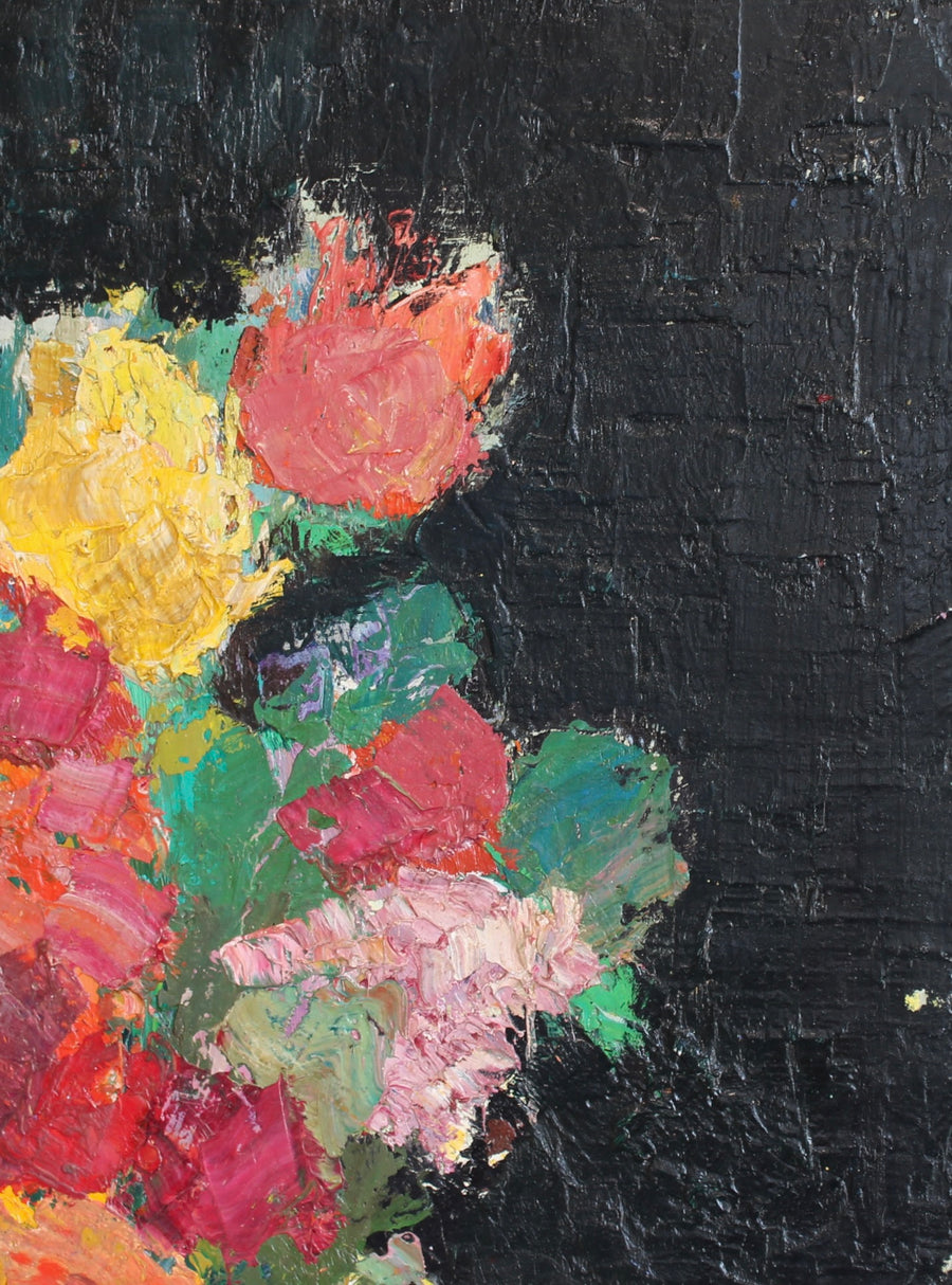 'Bouquet in Yellow Vase' by Anna Costa (circa 1960s)