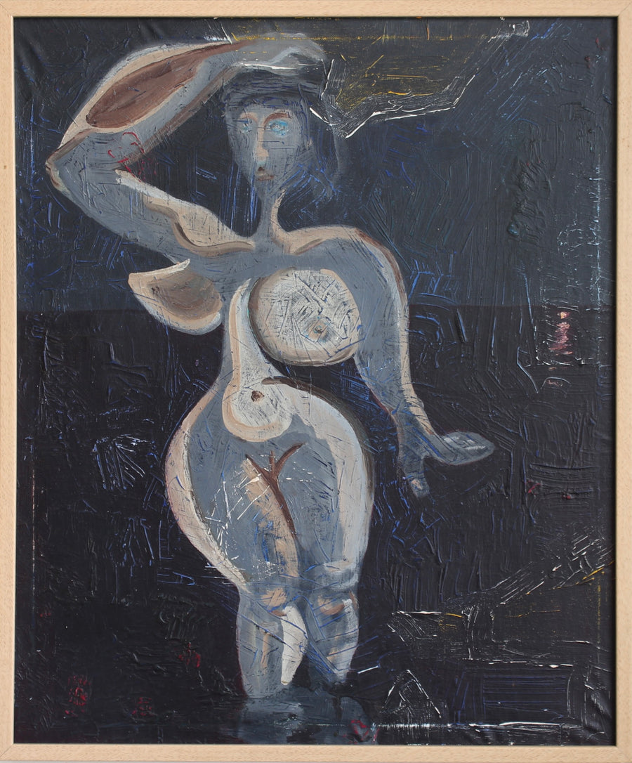 'Figure in Blue Light', French School (circa 1960s)