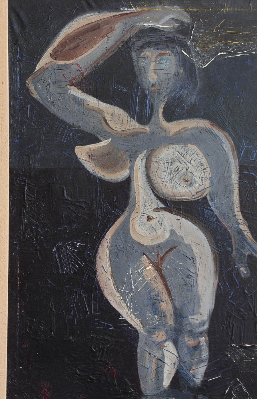 'Figure in Blue Light', French School (circa 1960s)