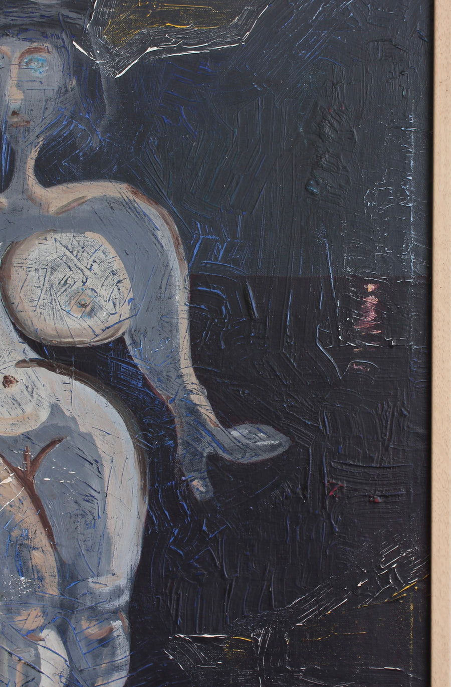 'Figure in Blue Light', French School (circa 1960s)