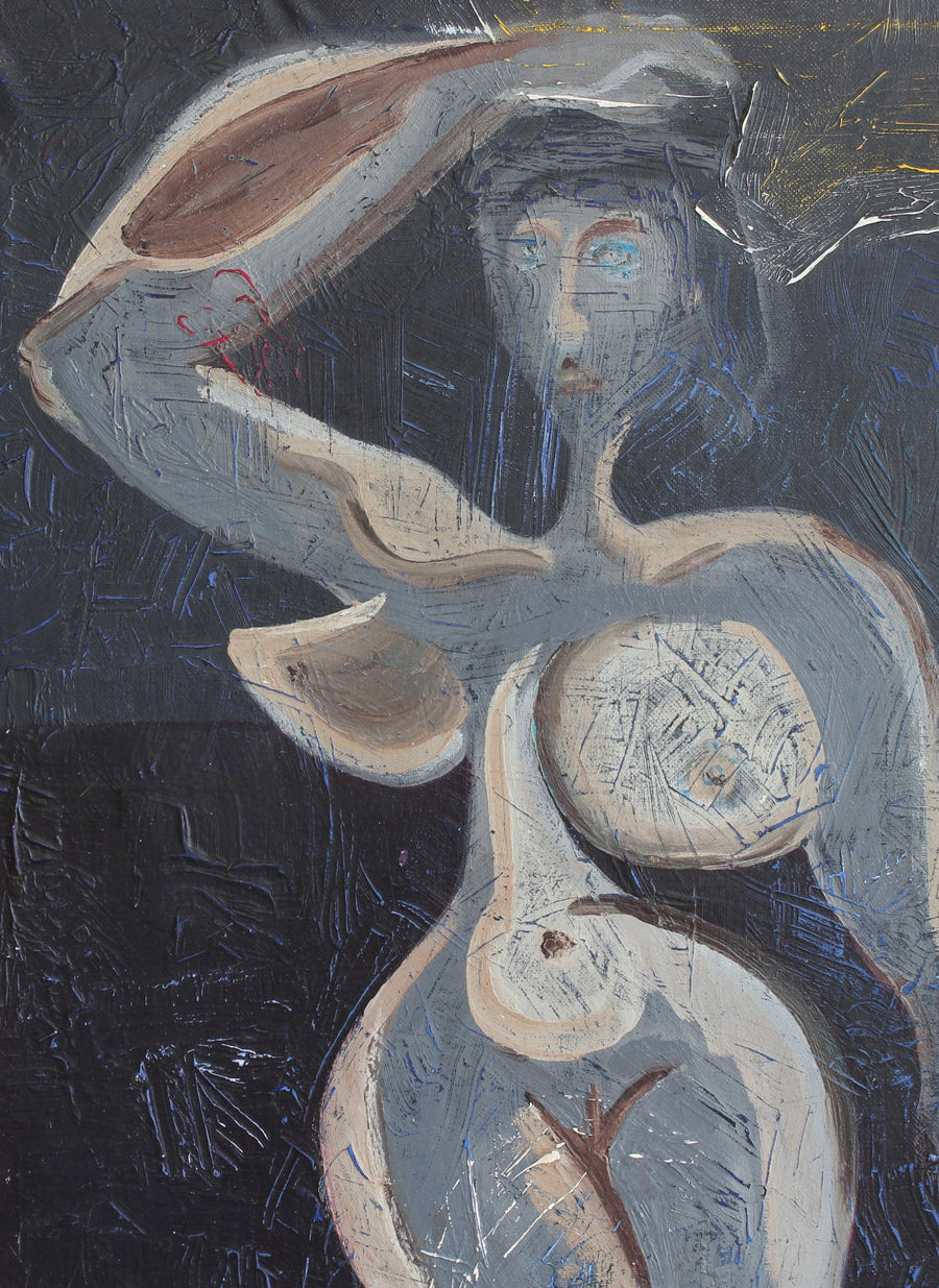'Figure in Blue Light', French School (circa 1960s)