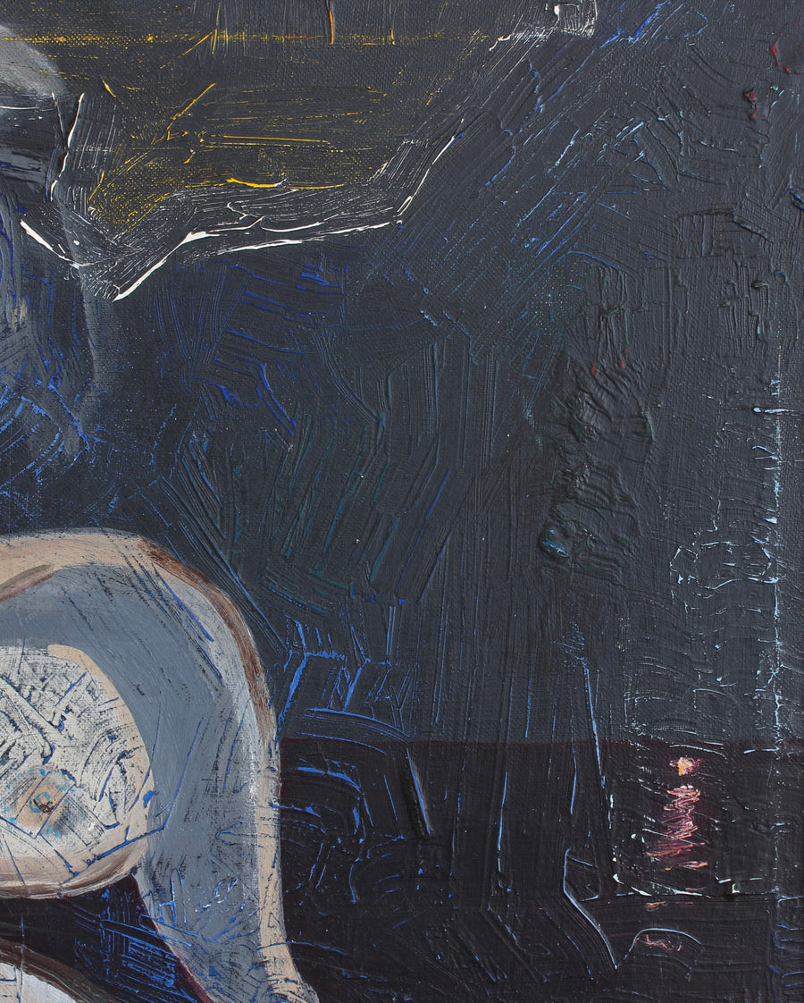 'Figure in Blue Light', French School (circa 1960s)