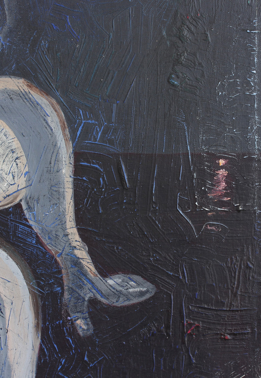 'Figure in Blue Light', French School (circa 1960s)