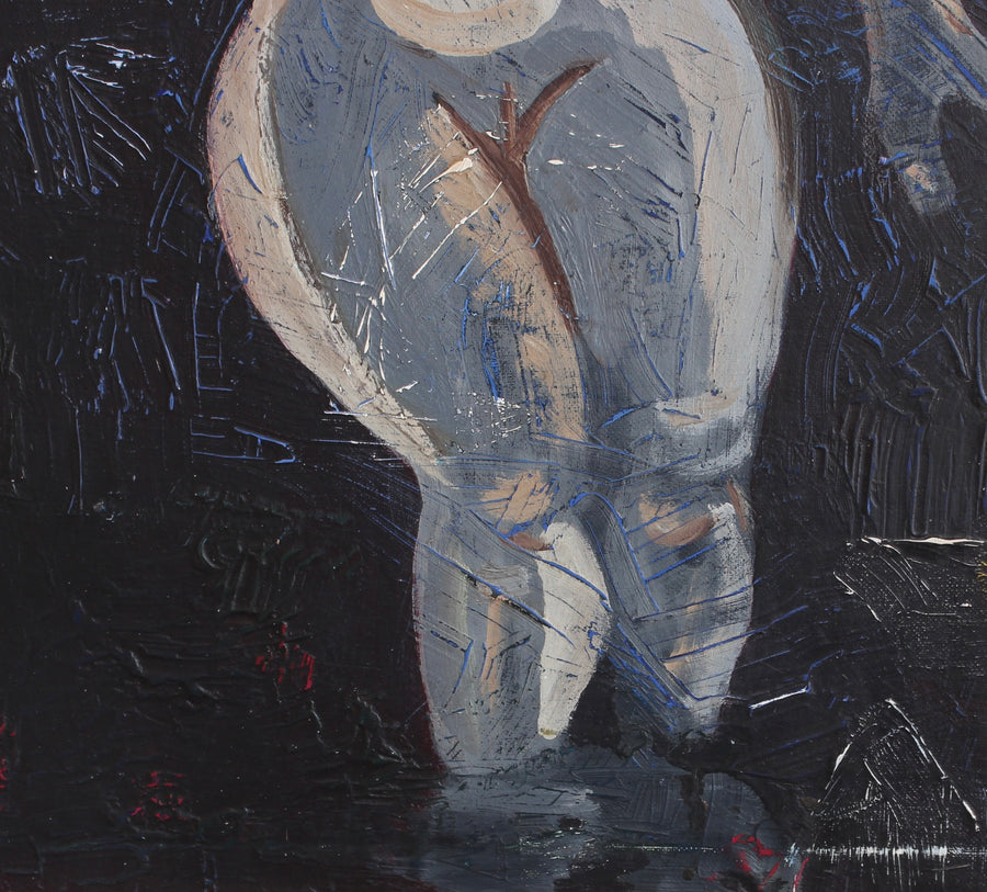 'Figure in Blue Light', French School (circa 1960s)