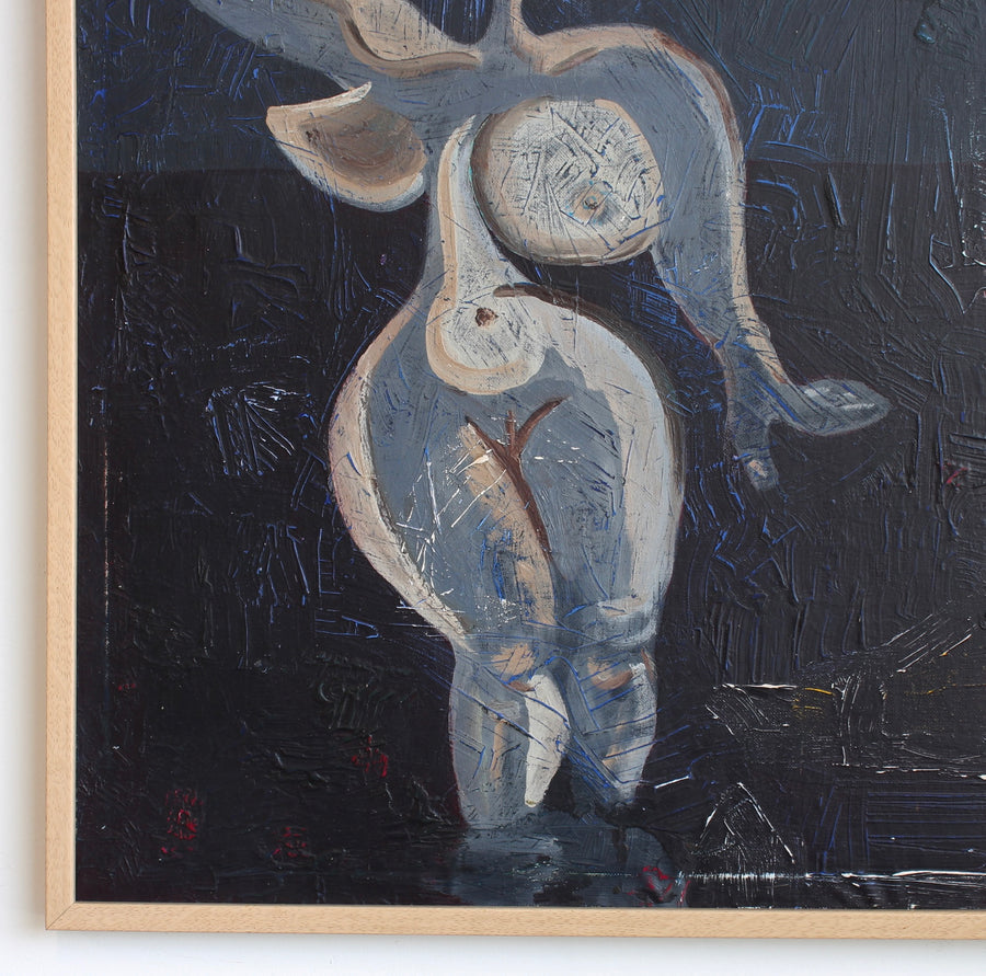 'Figure in Blue Light', French School (circa 1960s)