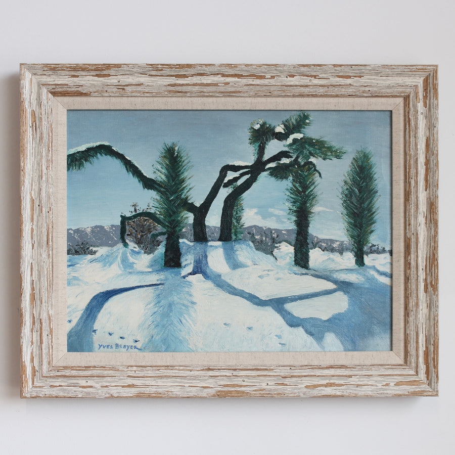 'Snow in Provence' by Yves Brayer (circa 1960s)