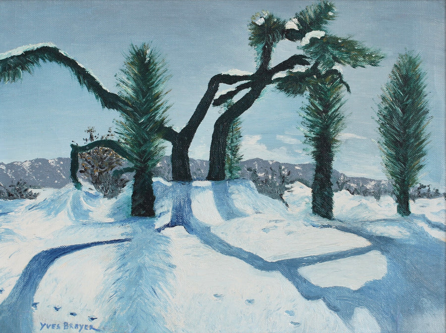 'Snow in Provence' by Yves Brayer (circa 1960s)