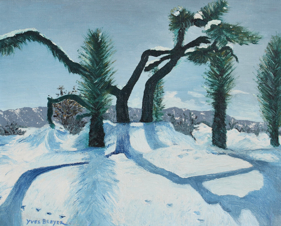'Snow in Provence' by Yves Brayer (circa 1960s)