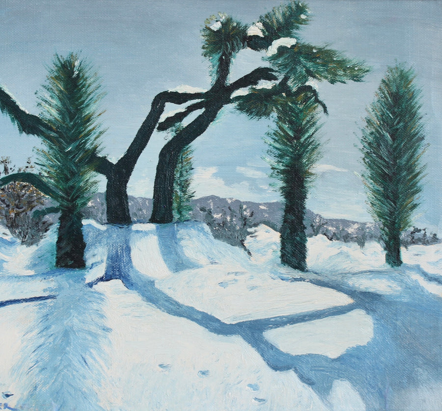 'Snow in Provence' by Yves Brayer (circa 1960s)
