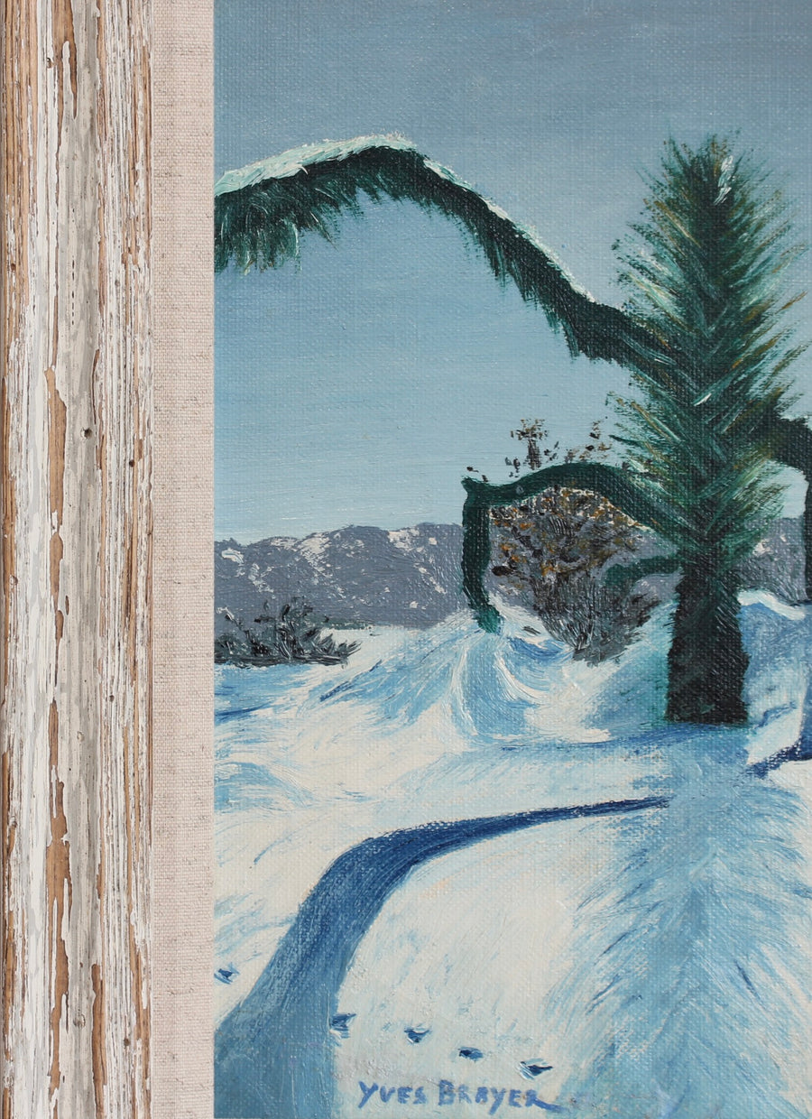 'Snow in Provence' by Yves Brayer (circa 1960s)