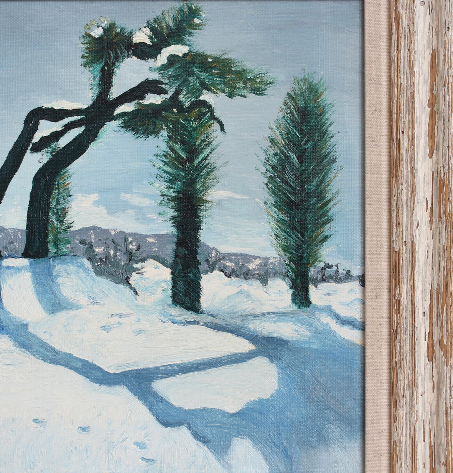 'Snow in Provence' by Yves Brayer (circa 1960s)