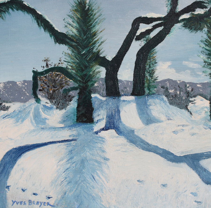 'Snow in Provence' by Yves Brayer (circa 1960s)