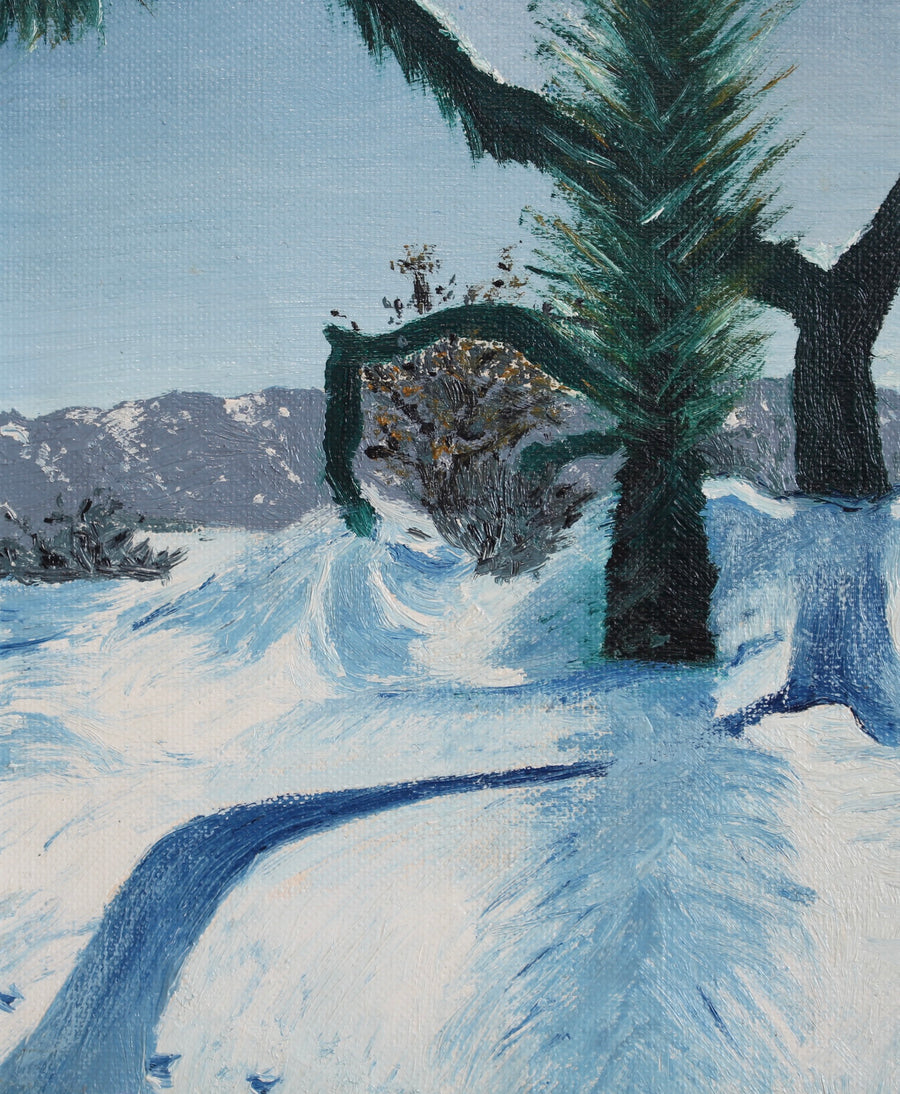 'Snow in Provence' by Yves Brayer (circa 1960s)