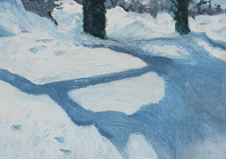 'Snow in Provence' by Yves Brayer (circa 1960s)