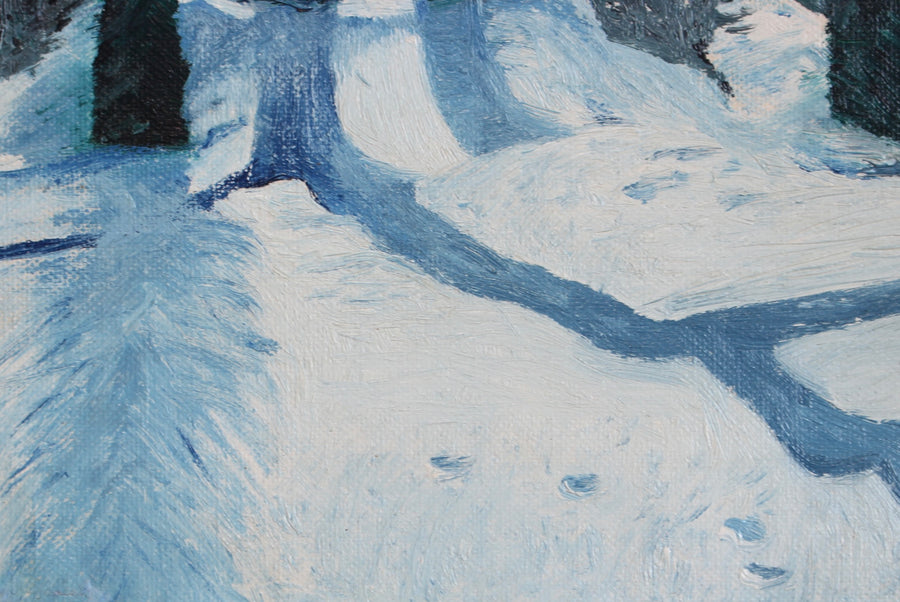 'Snow in Provence' by Yves Brayer (circa 1960s)
