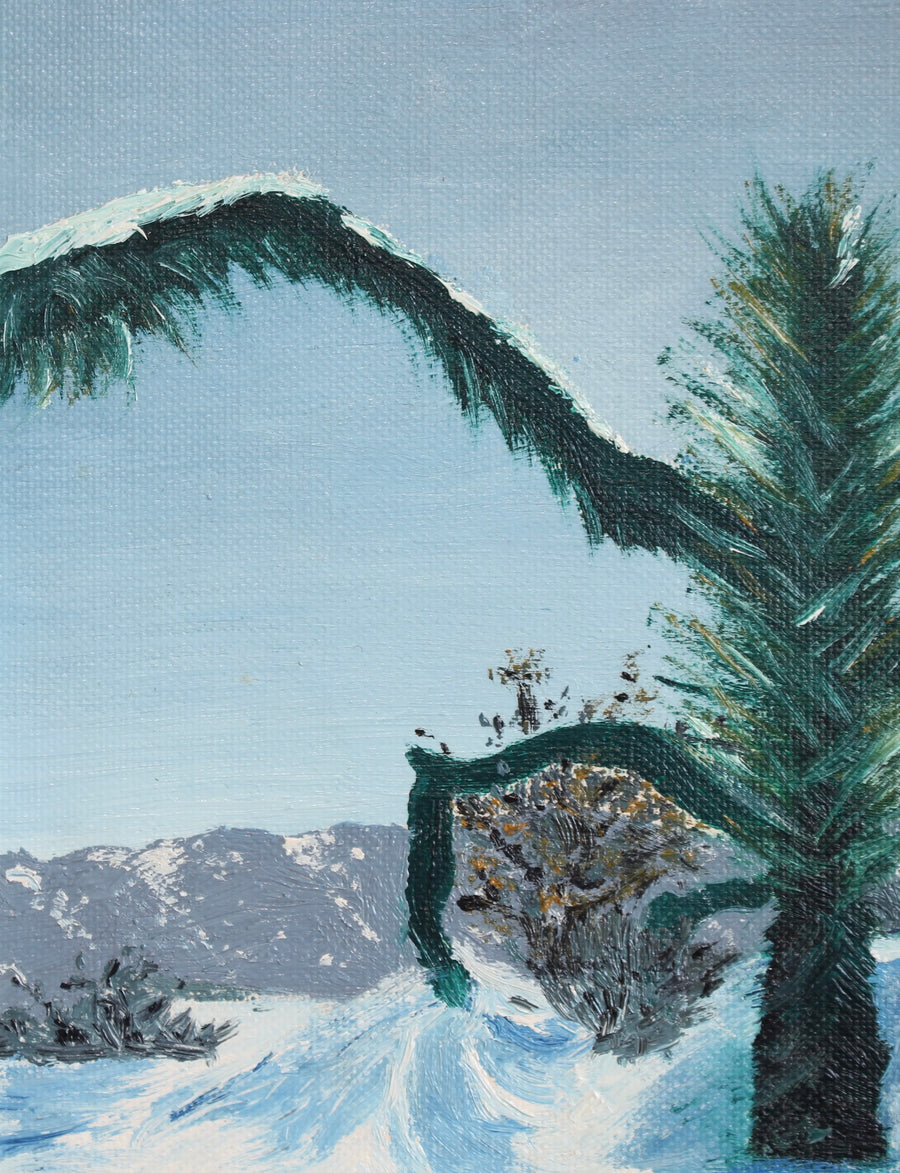 'Snow in Provence' by Yves Brayer (circa 1960s)