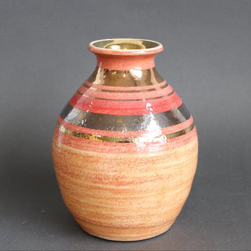 French Vintage Decorative Ceramic Vase by Georges Pelletier (circa 1970s)
