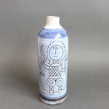 Mid-Century French Ceramic Vase by Michel Barbier (circa 1960s)