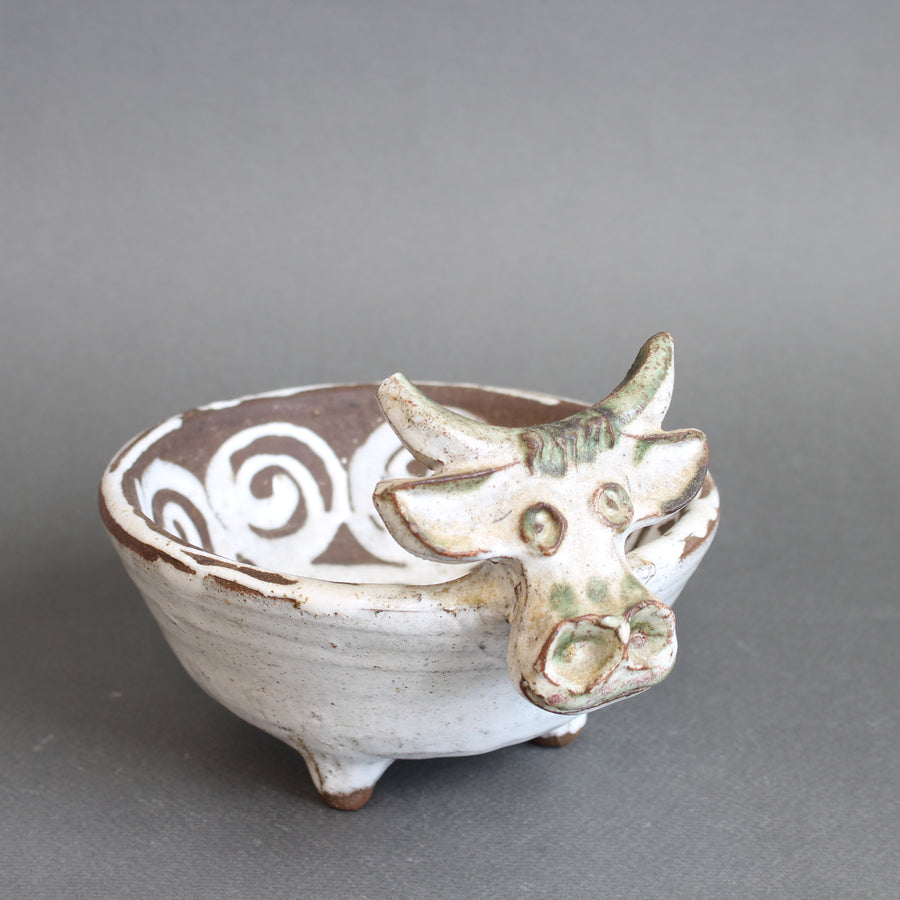 Mid-Century French Ceramic Vide-Poche by Albert Thiry (circa 1960s)