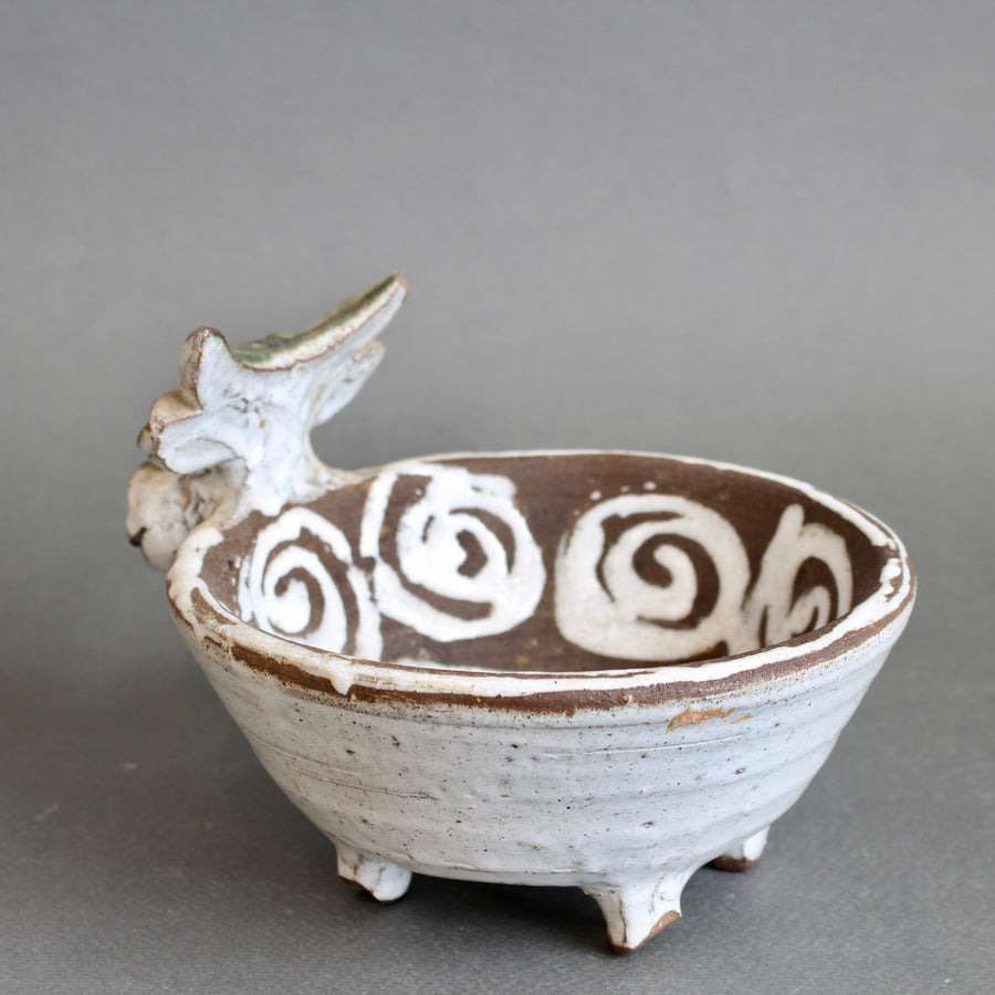Mid-Century French Ceramic Vide-Poche by Albert Thiry (circa 1960s)