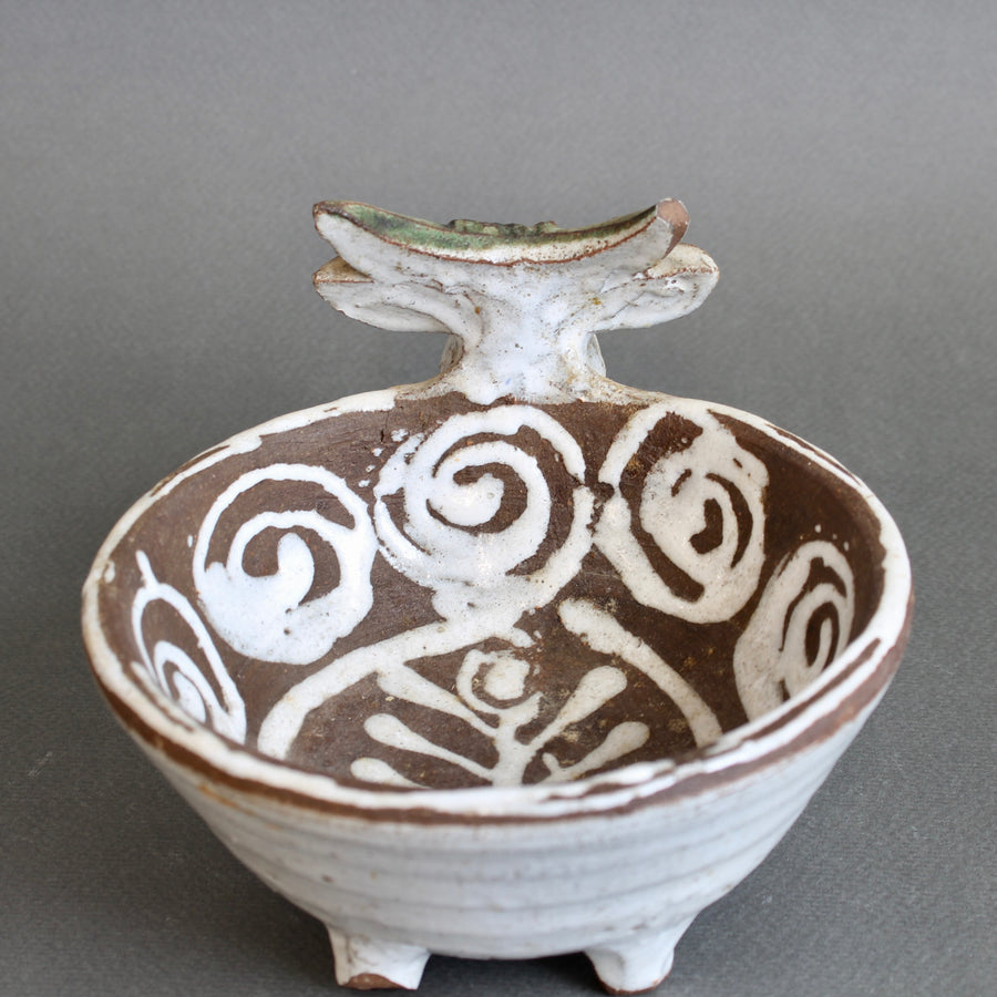 Mid-Century French Ceramic Vide-Poche by Albert Thiry (circa 1960s)