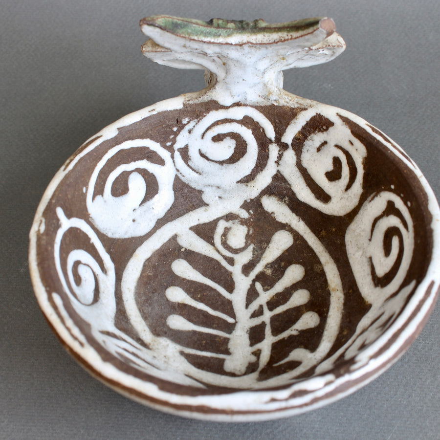 Mid-Century French Ceramic Vide-Poche by Albert Thiry (circa 1960s)