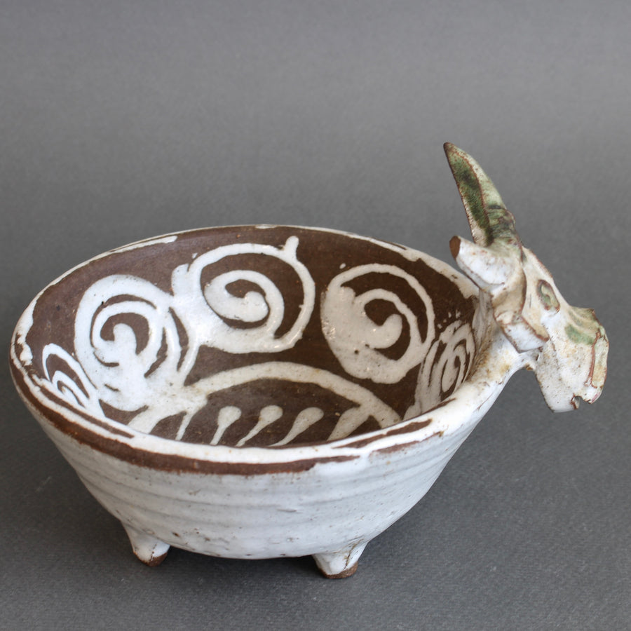 Mid-Century French Ceramic Vide-Poche by Albert Thiry (circa 1960s)