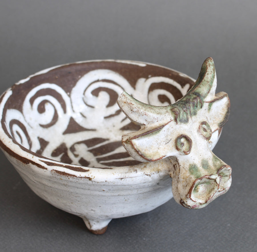 Mid-Century French Ceramic Vide-Poche by Albert Thiry (circa 1960s)