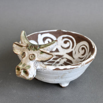 Mid-Century French Ceramic Vide-Poche by Albert Thiry (circa 1960s)