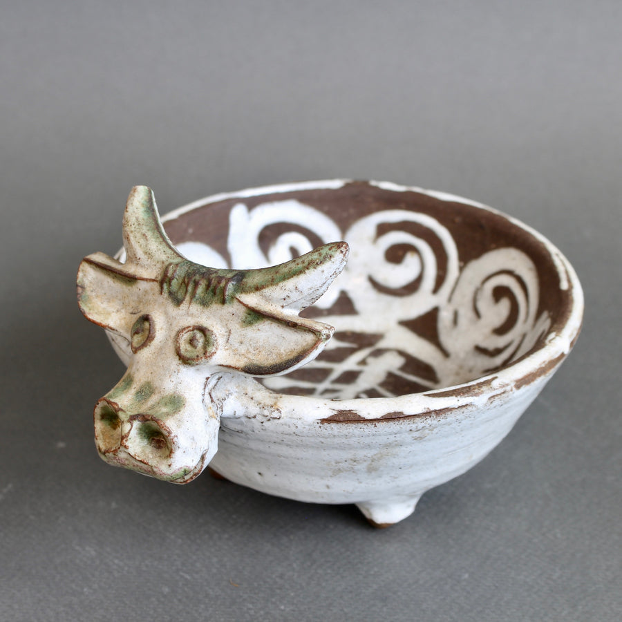 Mid-Century French Ceramic Vide-Poche by Albert Thiry (circa 1960s)