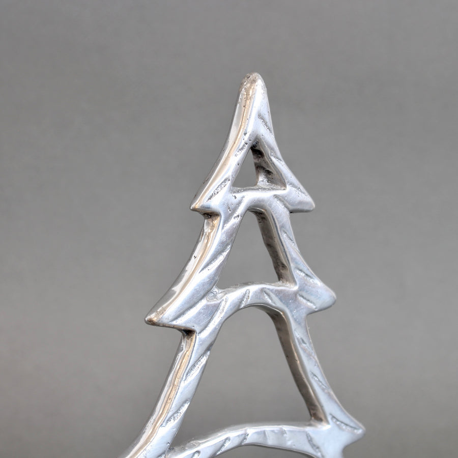 Aluminium and Brass Table Top Christmas Decoration by David Marshall (circa 1980s)