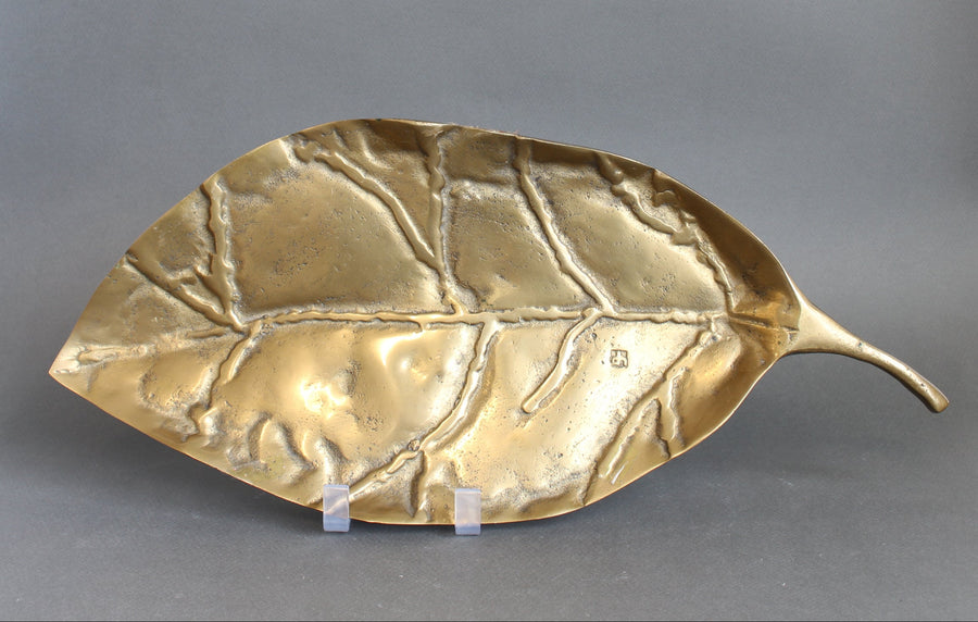 Brass Leaf / Tray II by David Marshall (circa 1980s)