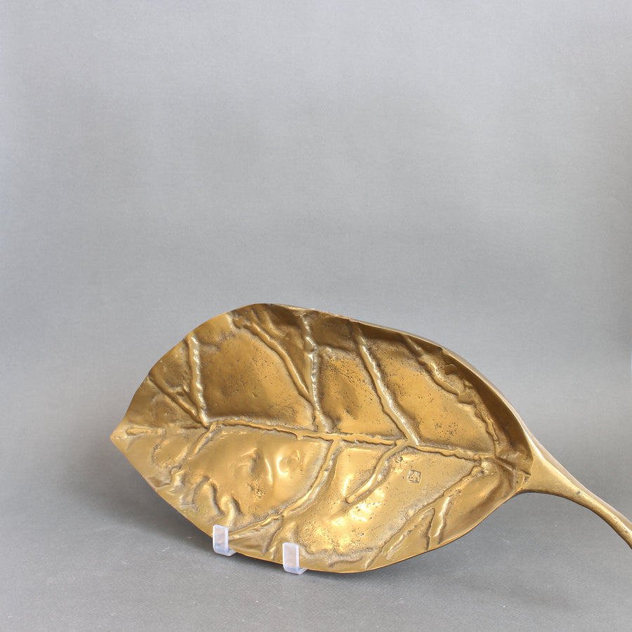 Brass Leaf / Tray II by David Marshall (circa 1980s)