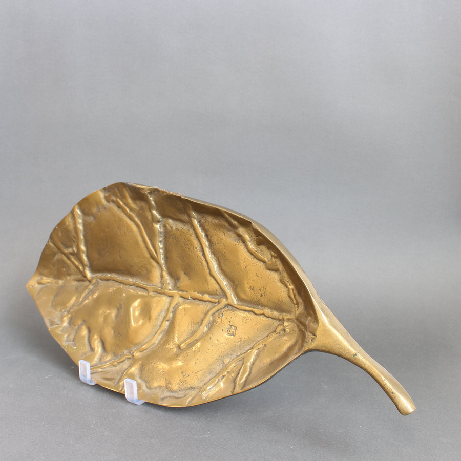 Brass Leaf / Tray II by David Marshall (circa 1980s)