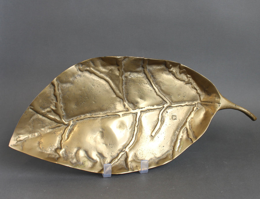 Brass Leaf / Tray II by David Marshall (circa 1980s)