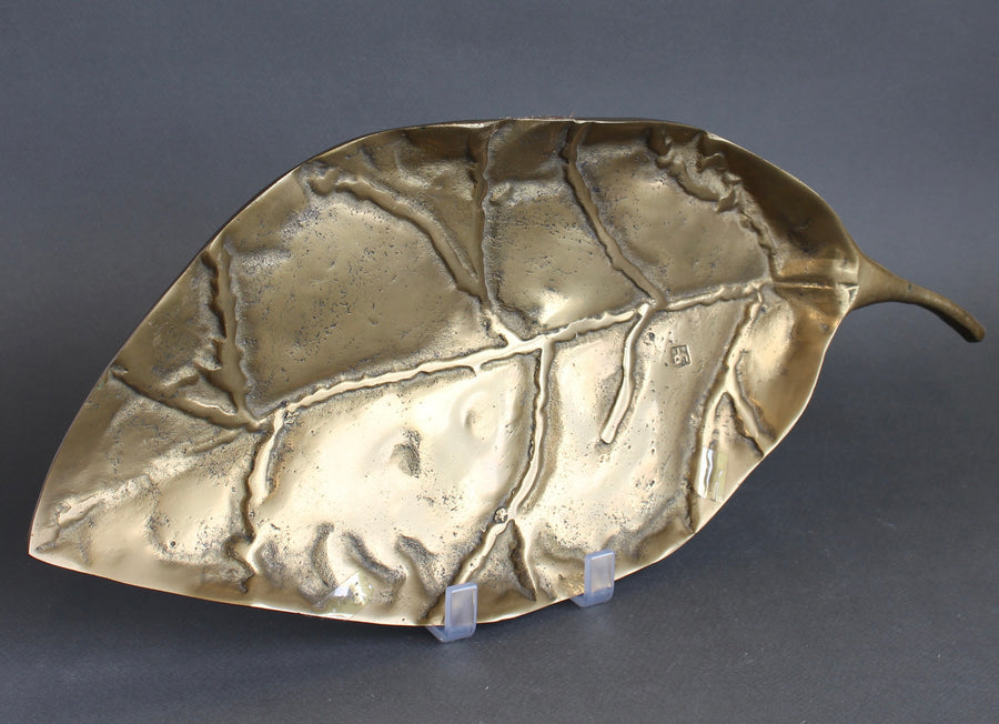 Brass Leaf / Tray II by David Marshall (circa 1980s)