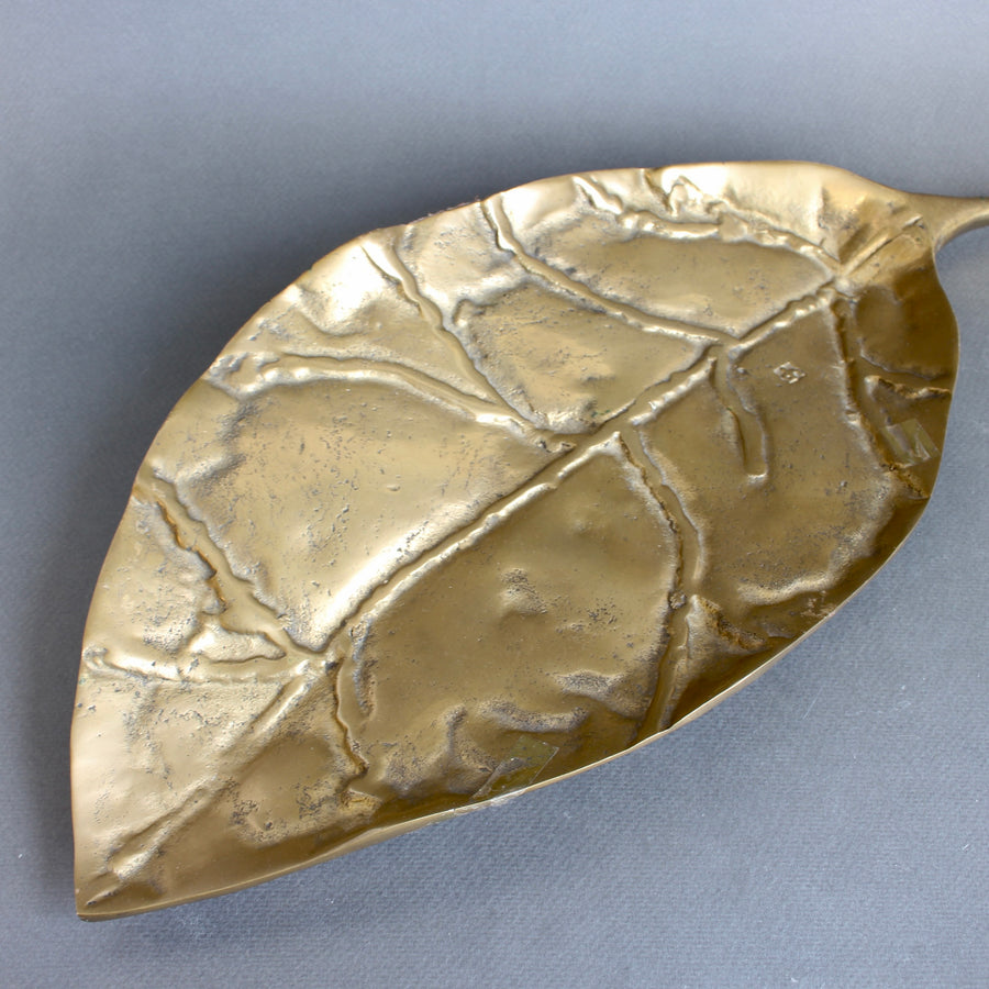 Brass Leaf / Tray II by David Marshall (circa 1980s)