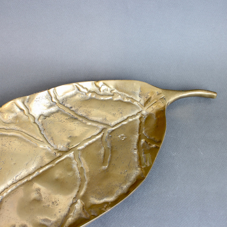 Brass Leaf / Tray II by David Marshall (circa 1980s)