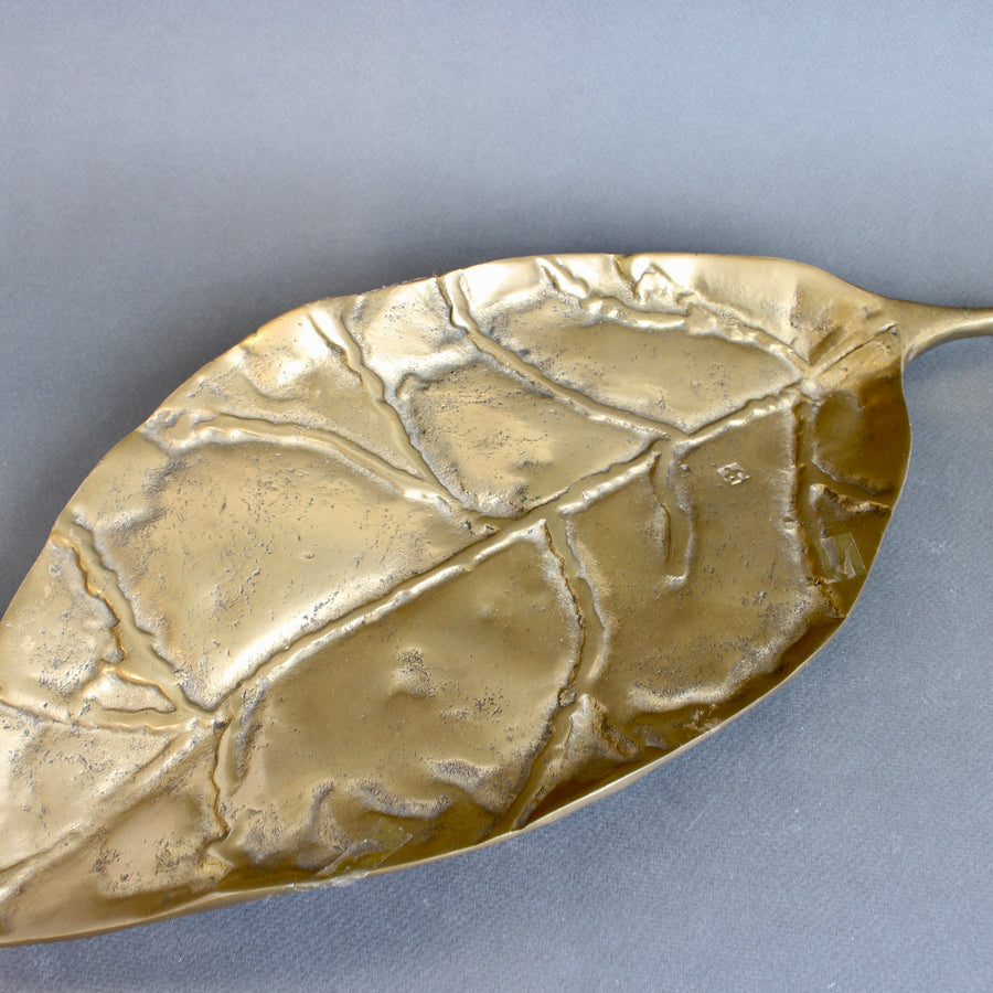 Brass Leaf / Tray II by David Marshall (circa 1980s)