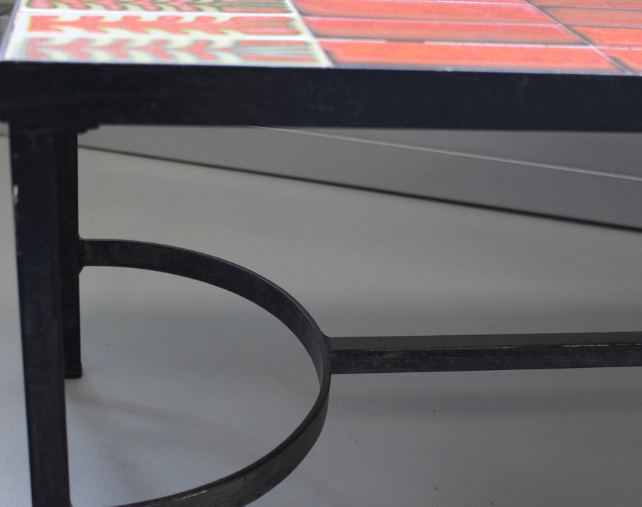 Vintage French Coffee Table by Roger Capron (circa 1970s)