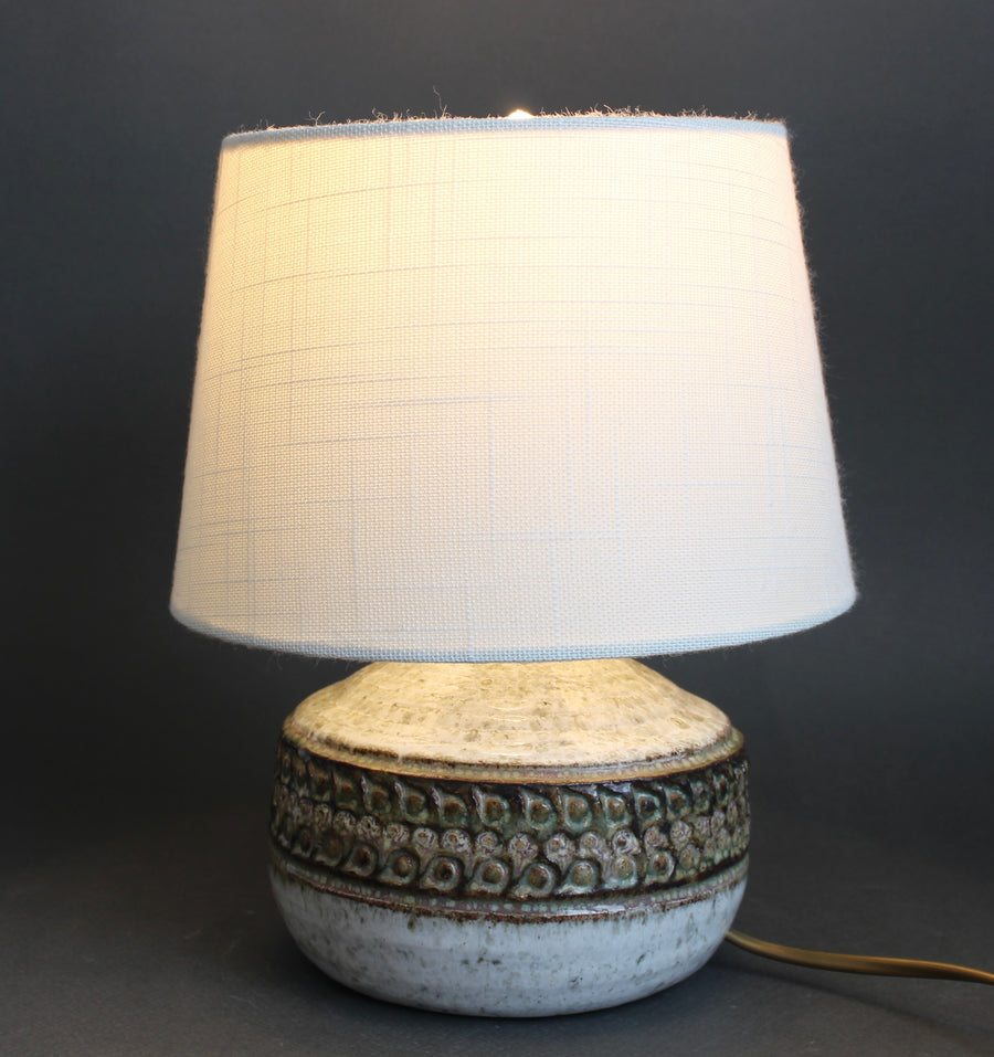 Vintage French Ceramic Table Lamp by Marcel Giraud (circa 1960s)