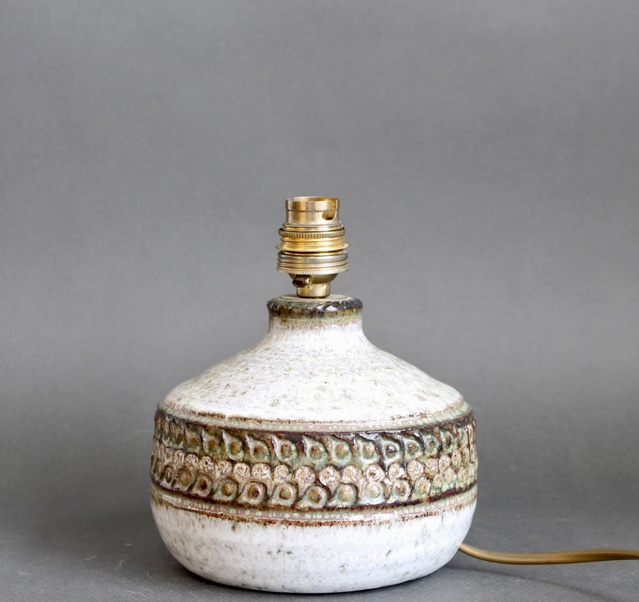 Vintage French Ceramic Table Lamp by Marcel Giraud (circa 1960s)
