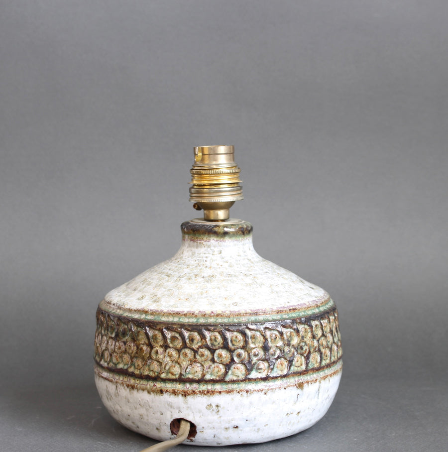 Vintage French Ceramic Table Lamp by Marcel Giraud (circa 1960s)