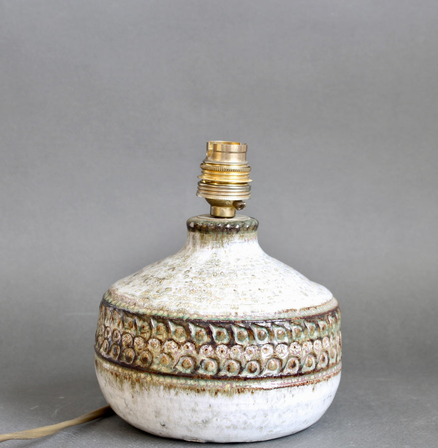 Vintage French Ceramic Table Lamp by Marcel Giraud (circa 1960s)