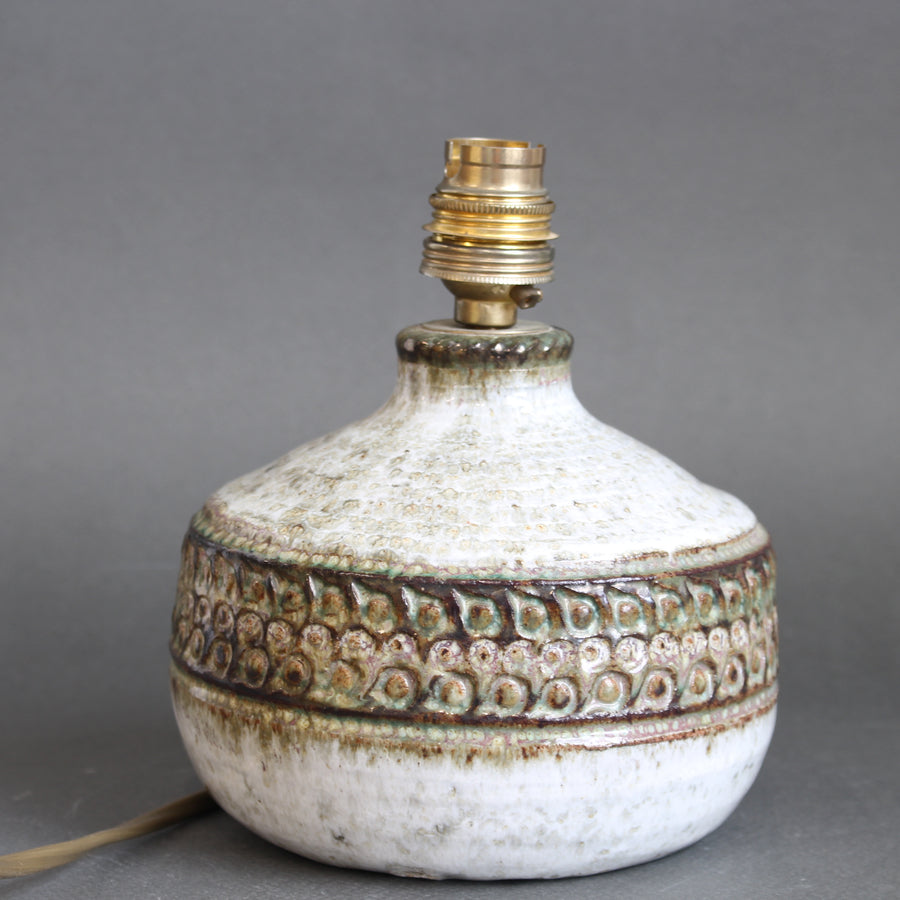 Vintage French Ceramic Table Lamp by Marcel Giraud (circa 1960s)